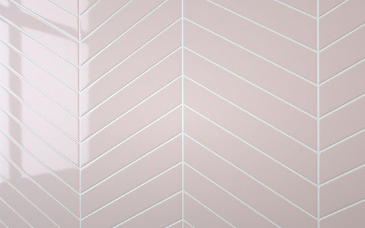 Chevron Pastel Pink (345mm x 75mm)