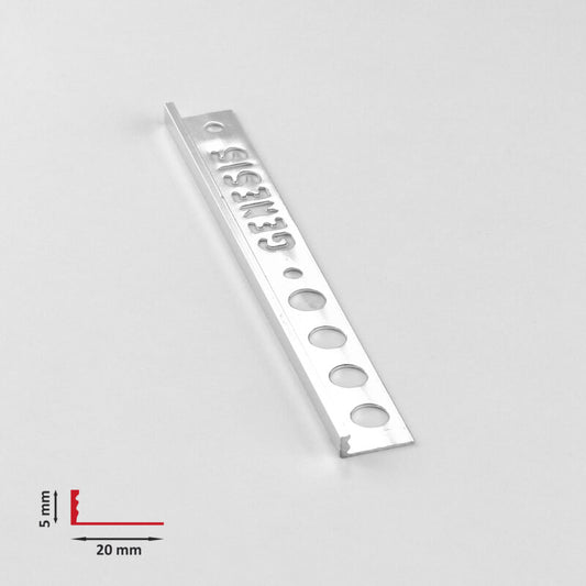 Bright Silver Edging Strip - For Standard Panels