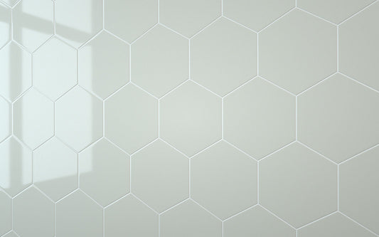 Hexagon Light Grey (160mm x 185mm)